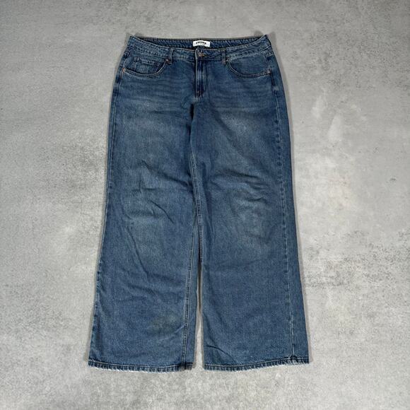 RSQ Low Rise Baggy Jeans Medium Wash - Size: 32 - Picture 1 of 9